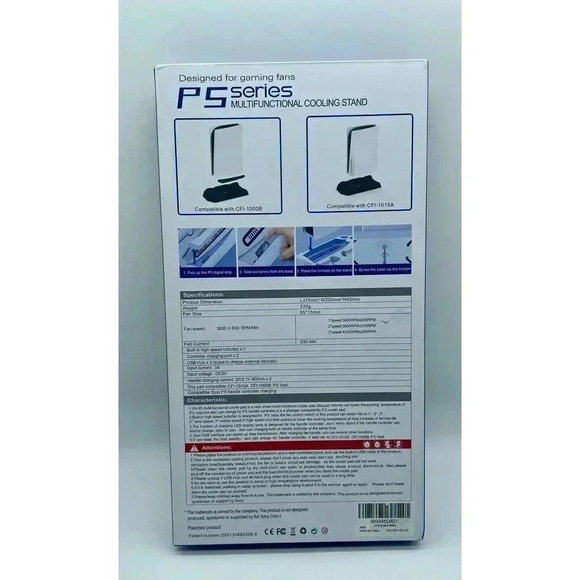 P5 Series Multifunctional Charging & Cooling Stand For CFI-1000B &‎ CFI-1015A - Picture 2 of 8